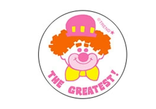 Trend Enterprises The Greatest!, Cherry Scent  Retro Scratch n Sniff Stinky Stickers