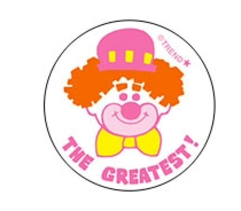The Greatest!, Cherry Scent  Retro Scratch n Sniff Stinky Stickers