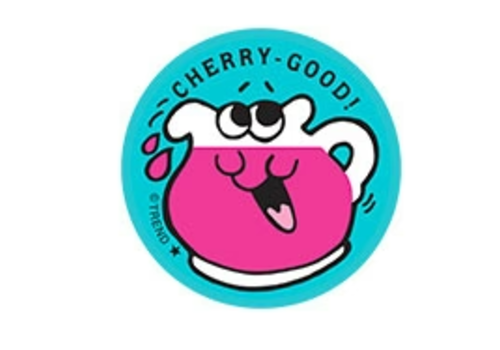Trend Enterprises Cherry-Good!, Cherry Punch Scent  Retro Scratch n Sniff Stinky Stickers