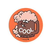 Cool, Root Beer Scent  Retro Scratch n Sniff Stinky Stickers