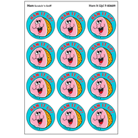 Ham It Up!, Ham Scent  Retro Scratch n Sniff Stinky Stickers*