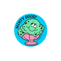 Minty Good!, Mint Ice Cream  Scent  Retro Scratch n Sniff Stinky Stickers*
