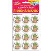 Trend Enterprises Right On! Pineapple  Scent Retro  Scratch 'n Sniff Stickers*