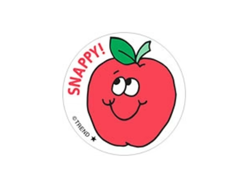 Trend Enterprises Snapple! Apple  Scent Retro  Scratch 'n Sniff Stickers
