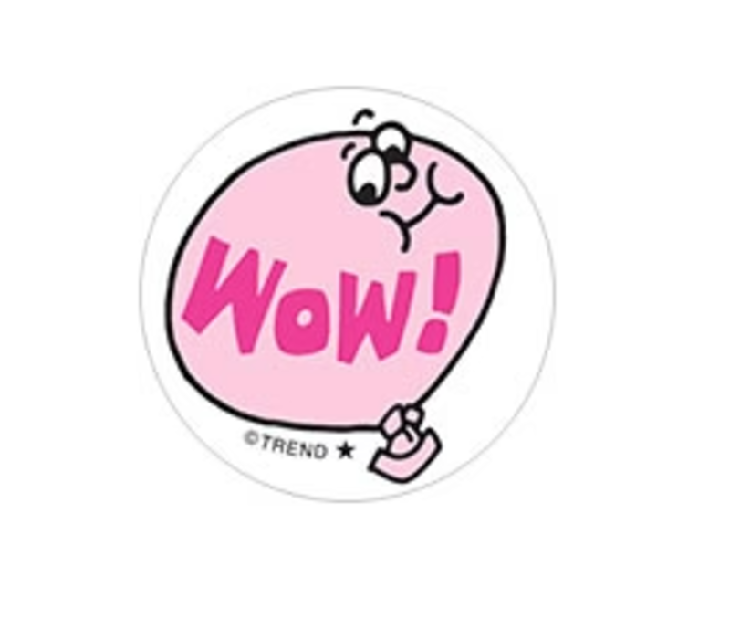 Wow! Bubble Gum Scent Retro Scratch 'n Sniff Stickers*