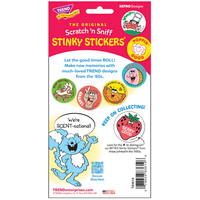 Wow! Bubble Gum Scent Retro Scratch 'n Sniff Stickers*
