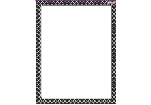 Trend Enterprises Moroccan Black Wipe-on /Wipe-Off Chart*