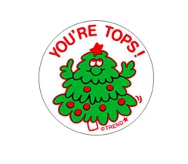 You're Tops!, Pine  Scent Retro Scratch 'n Sniff Stickers*