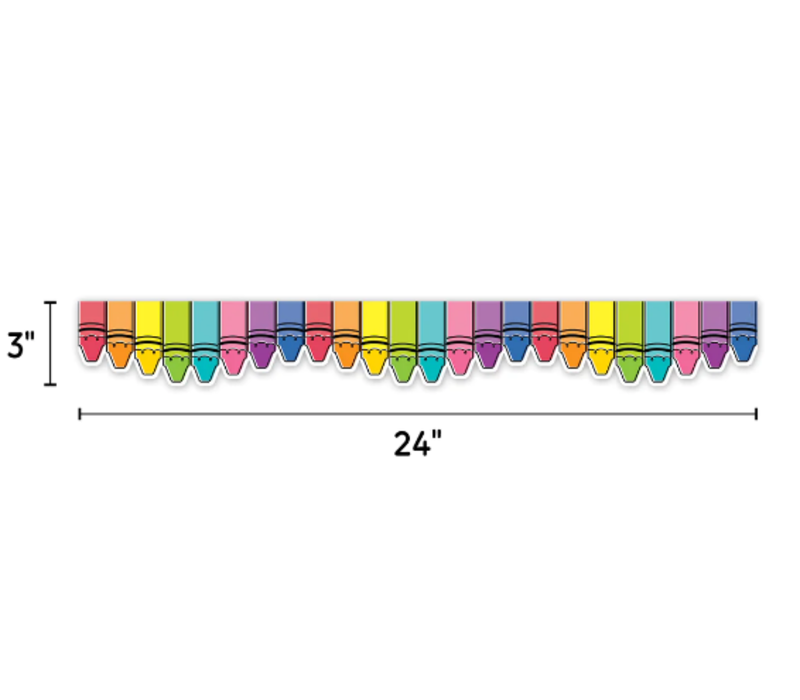 Core Decor Doodle Crayons EZ Border*