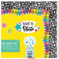 Core Decor Doodle Crayons EZ Border*