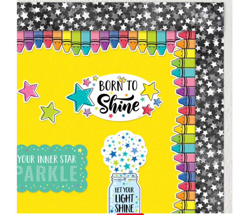 Core Decor Doodle Crayons EZ Border*