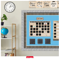 Core Decor Black and Wood Scallops EZ Border*