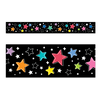 Star Bright Colorful Stars on Black EZ Border