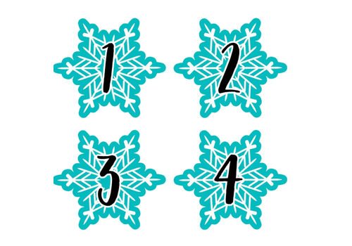 Creative Teaching Press Snowflakes Calendar Days