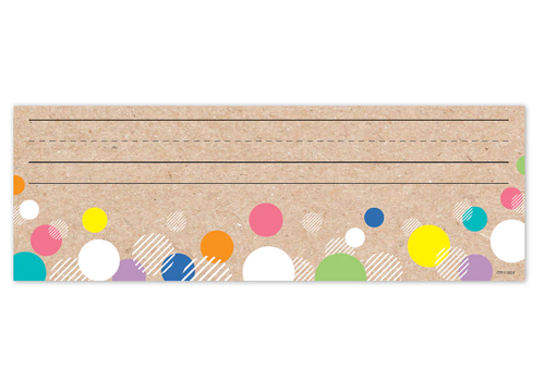 Creative Teaching Press Krafty Pop! Colorful Kraft Bubbles Name Plates
