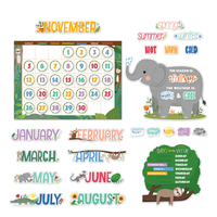 Jungle Friends Calendar Set Bulletin Board*