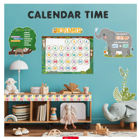 Jungle Friends Calendar Set Bulletin Board*