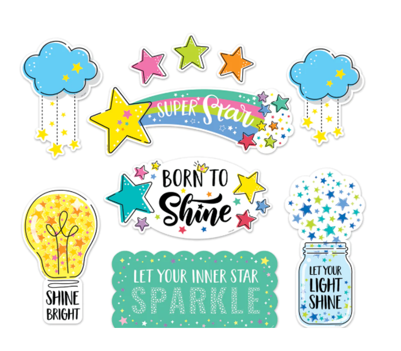 Star Bright Positive Thinking Mini Bulletin Board