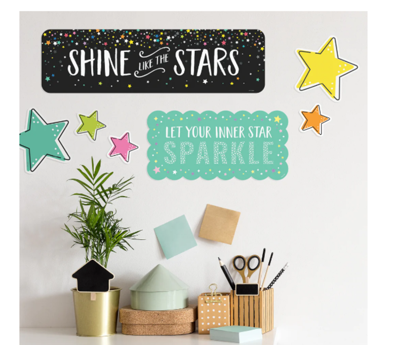 Star Bright Positive Thinking Mini Bulletin Board