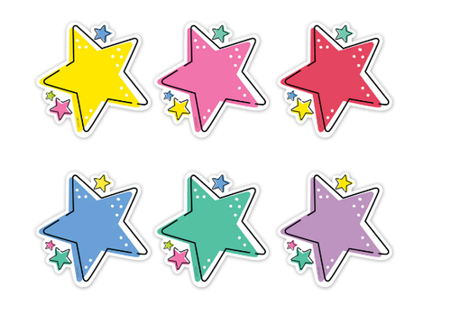 Creative Teaching Press Star Bright Stars 6" Designer Cut-Outs*