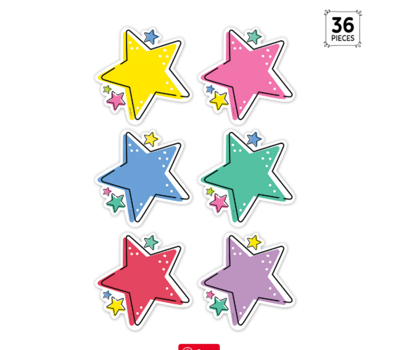 Star Bright Stars 6" Designer Cut-Outs*