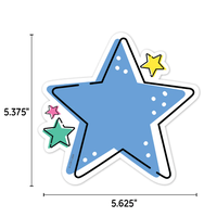 Star Bright Stars 6" Designer Cut-Outs*