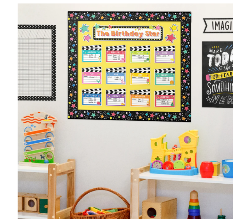 Star Bright Happy Birthday Mini Bulletin Board