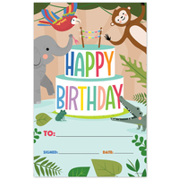 Jungle Friends Happy Birthday Awards