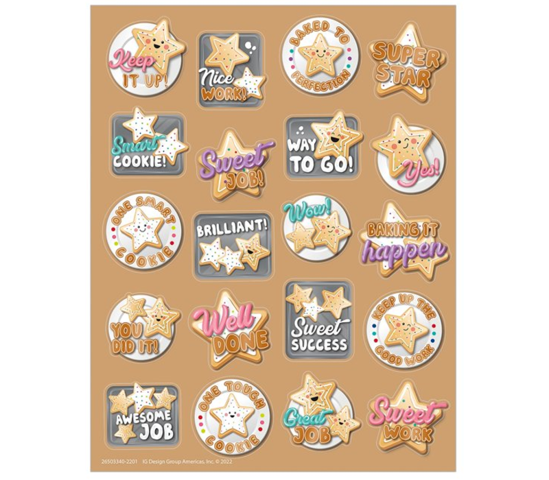 Scented Stickers - Star Cookies (Sugar Cookie)