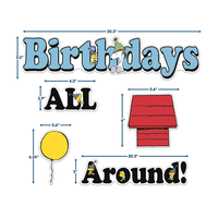 Peanuts Birthday Mini Bulletin Board Set (D)*