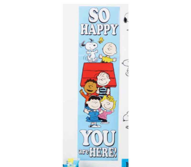 Peanuts So Glad You Are Here! Banner