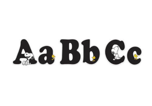 EUREKA Peanuts Deco Letters (D)*