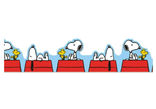 EUREKA Peanuts Snoopy Doghouse Extra Wide Deco Trim*
