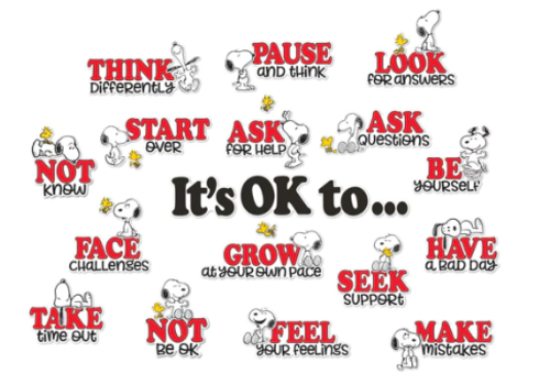 EUREKA Peanuts It's OK to... Bulletin Board Set (D)*