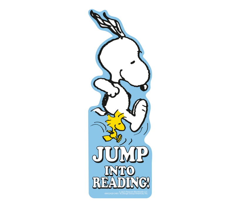 Peanuts Jump into Reading Bookmarks
