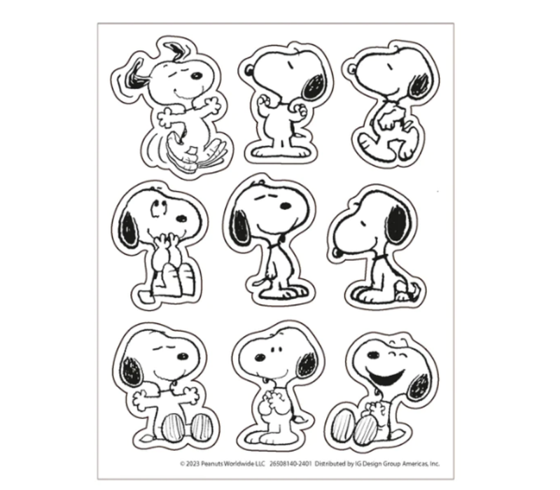 Peanuts Snoopy Die-Cut Giant Stickers