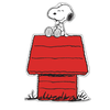EUREKA Peanuts Snoopy on Dog House Paper Cut Outs*
