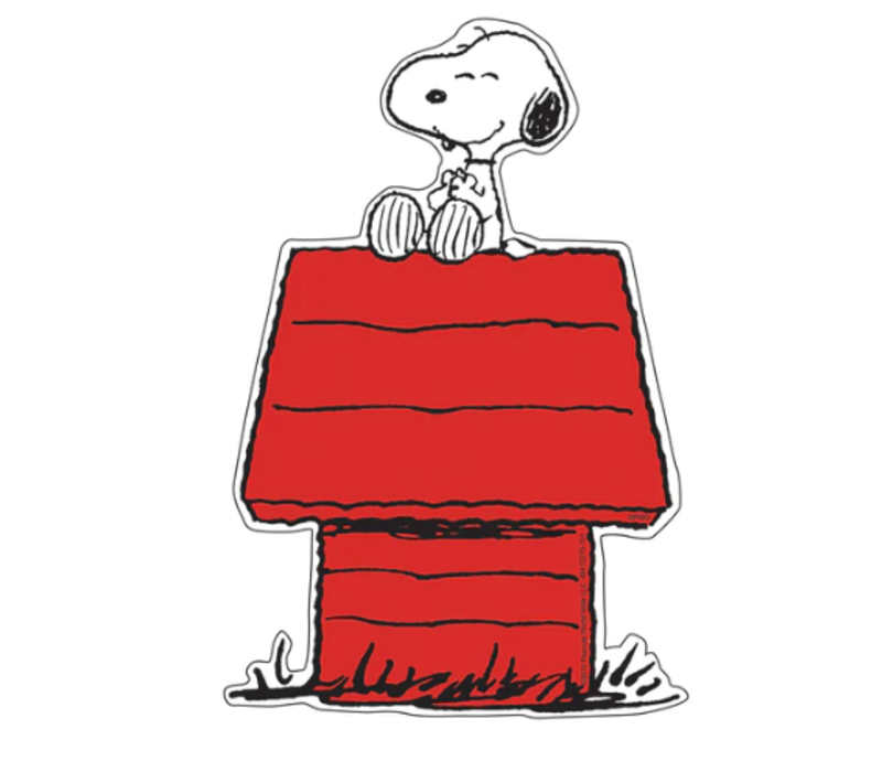Peanuts Snoopy on Dog House Paper Cut Outs*