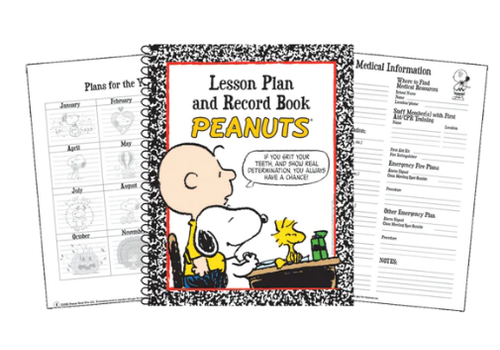 EUREKA Peanuts Teacher Lesson Plan  Book (D)*