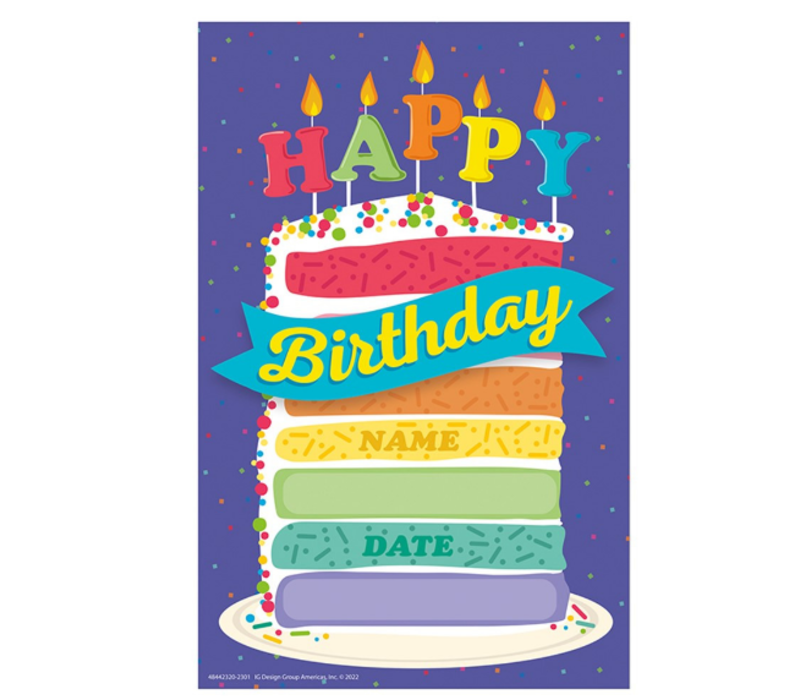 Birthday Recognition Award (D)*