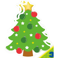 Christmas Tree Paper Cut-Out/Accents (D)