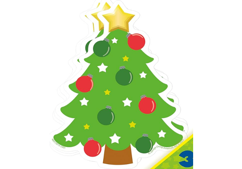 EUREKA Christmas Tree Paper Cut-Out (D)*