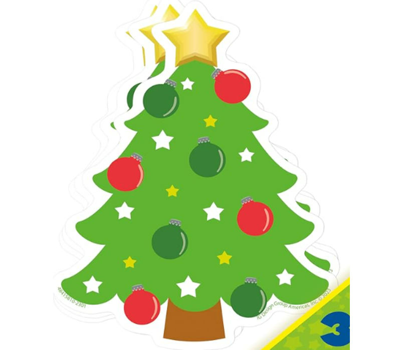 Christmas Tree Paper Cut-Out (D)*