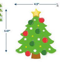 Christmas Tree Paper Cut-Out (D)*