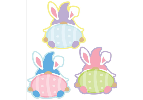 EUREKA Easter Gnomes Paper Cut-Outs/Accents (D)