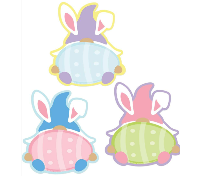 Easter Gnomes Paper Cut-Outs/Accents (D)