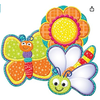 EUREKA Color My World Bugs and Flower Asst. Paper Cut Outs