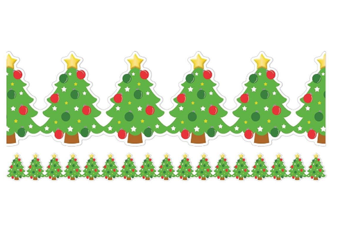 EUREKA Christmas Trees Extra Wide Deco Trim