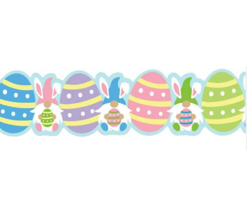 Easter Gnomes  Extra Wide Deco Trim (D)*