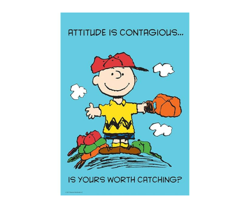Peanuts Attitude Is Contagious Poster* (D)